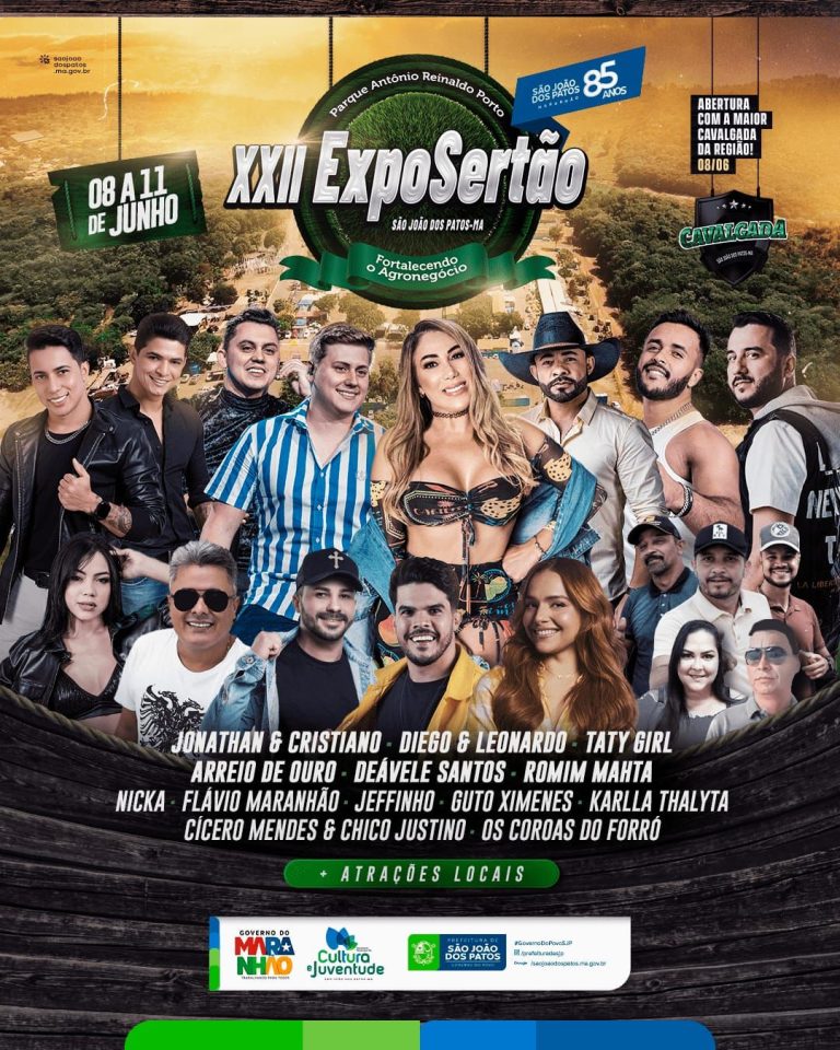 Confira as atrações que animarão a XXII Exposertão 2023, Taty Girl confirmada.