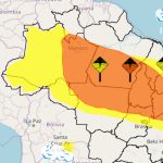 Cidades situadas ao centro sul do Maranhão seguem sob dois alertas para chuvas intensas nesta segunda-feira, 11.