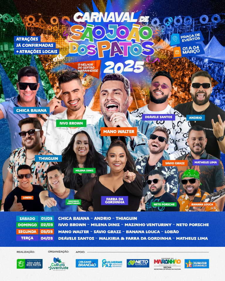 São João dos Patos se prepara para o Melhor Carnaval da região