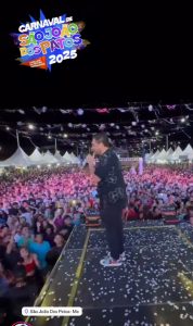 Com show de Mano Walter São João dos Patos tem recorde de público na terceira noite de Carnaval