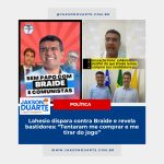 Lahesio dispara contra Braide e revela bastidores: “Tentaram me comprar e me tirar do jogo”