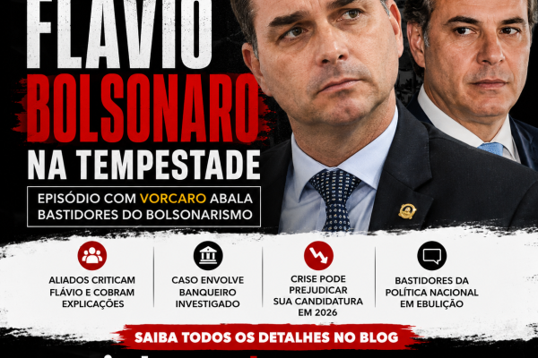 Crise na Direita: Caso Flávio Bolsonaro e Vorcaro Abala Bastidores do Bolsonarismo