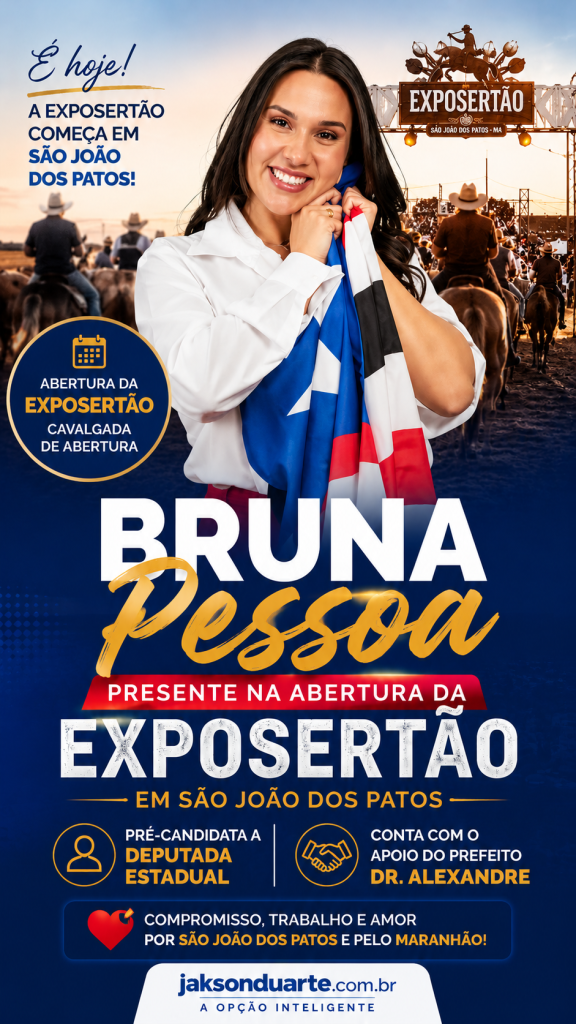 Bruna Pessoa participará da abertura da ExpoSertão em São João dos Patos e fortalece agenda política no município