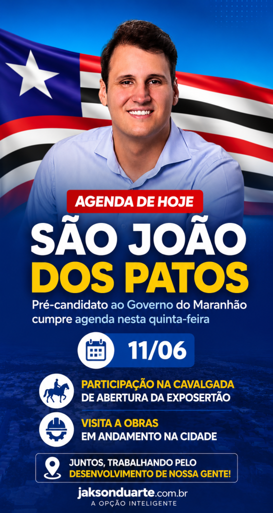 Orleans Brandão cumpre agenda nesta quinta-feira em São João dos Patos